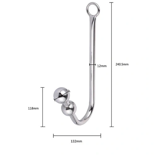Anal Hooks Hook Elegant with Collar and Anal 5334 Cuffs Beaded 1015
